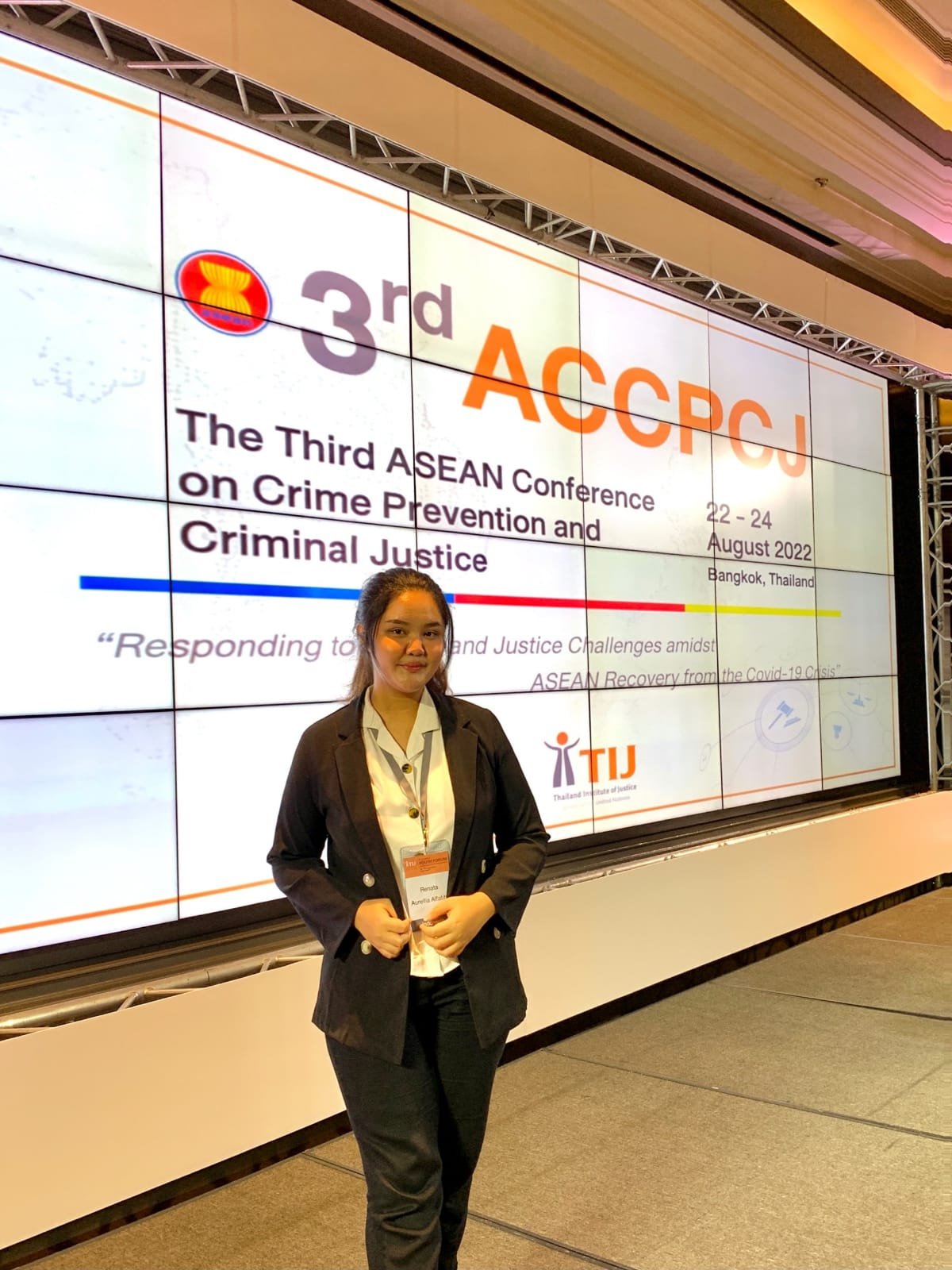 Renata Aurellia, Mahasiswi Universitas Sriwijaya wakili Indonesia di Ajang Konferensi ASEAN di Thailand Renata Aurellia, Mahasiswi Universitas Sriwijaya wakili Indonesia di Ajang Konferensi ASEAN di Thailand