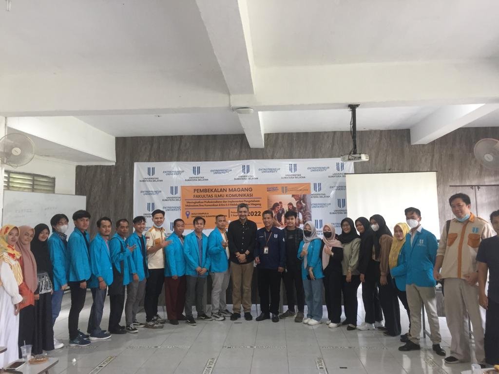 30 Mahasiswa Fakultas Ilmu Komunikasi Universitas Sumatera Selatan Dapat Pembekalan Magang