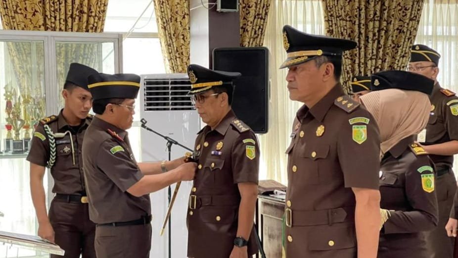 Kajati Bengkulu Heri Jerman, Melantik Lima Pejabat Baru