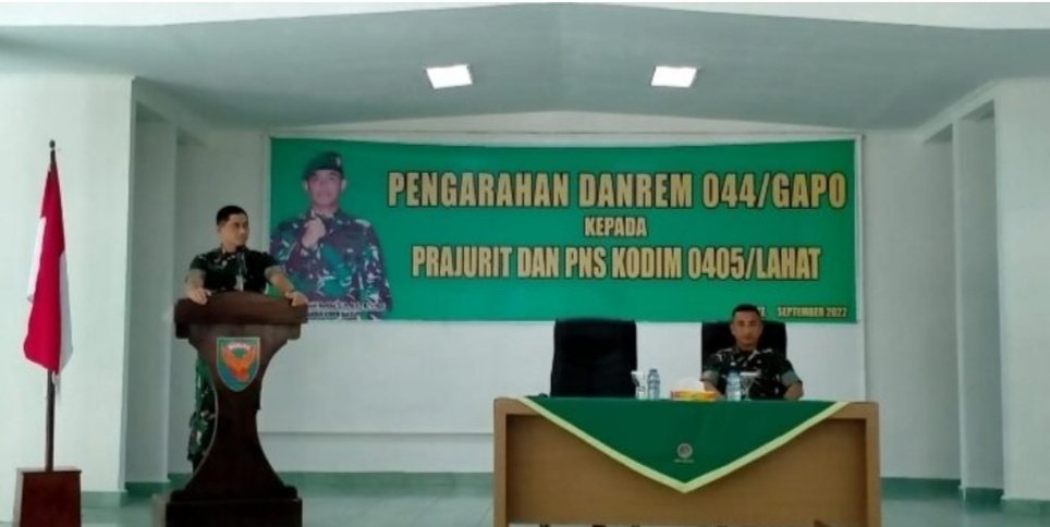 Danrem 044/Gapo : TNI Solid, Waspadai Yang Memecah Belah, Singgung Pernyataan Anggota Komisi 1 DPR RI Danrem 044/Gapo : TNI Solid, Waspadai Yang Memecah Belah, Singgung Pernyataan Anggota Komisi 1 DPR RI