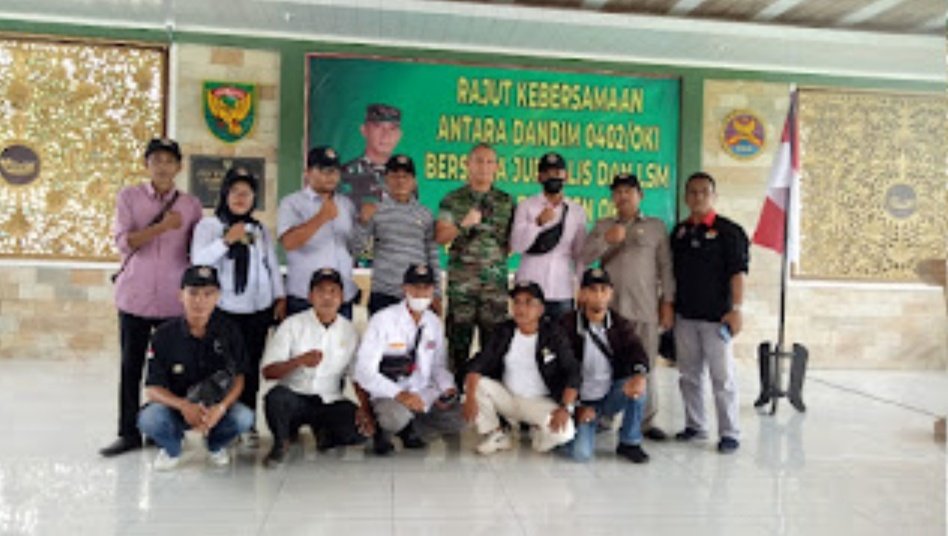 Dandim 0402/OKI, ajak Insan Pers bersama LSM jalin Kebersamaan dan sukseskan TMMD ke-115 Dandim 0402/OKI, ajak Insan Pers bersama LSM jalin Kebersamaan dan sukseskan TMMD ke-115