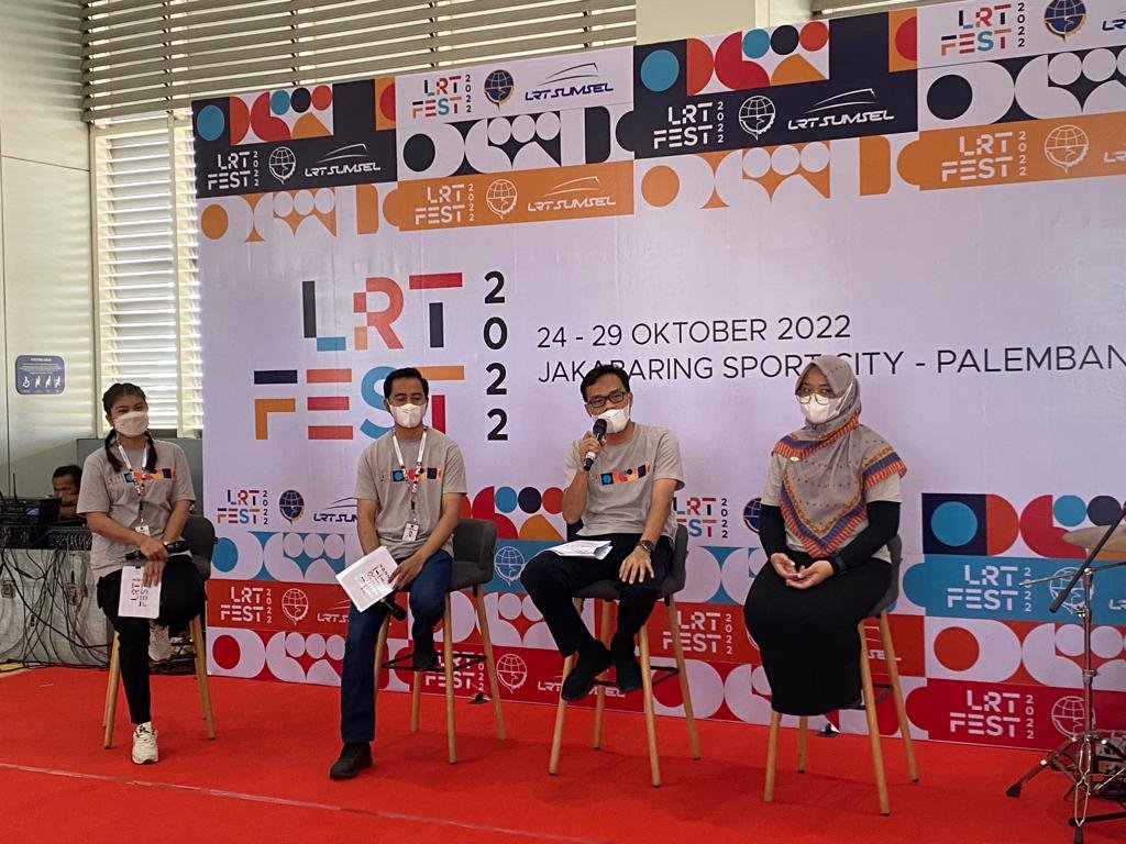 LRT FEST 2022, PROMOSIKAN LRT SUMATERA SELATAN JADI TRANSPORTASI ANDALAN MILENIAL LRT FEST 2022, PROMOSIKAN LRT SUMATERA SELATAN JADI TRANSPORTASI ANDALAN MILENIAL