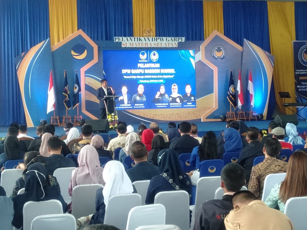 Dihadiri Gubernur Herman Deru, Pietra Paloh Lantik Pengurus DPW GARPU Sumsel Dihadiri Gubernur Herman Deru, Pietra Paloh Lantik Pengurus DPW GARPU Sumsel