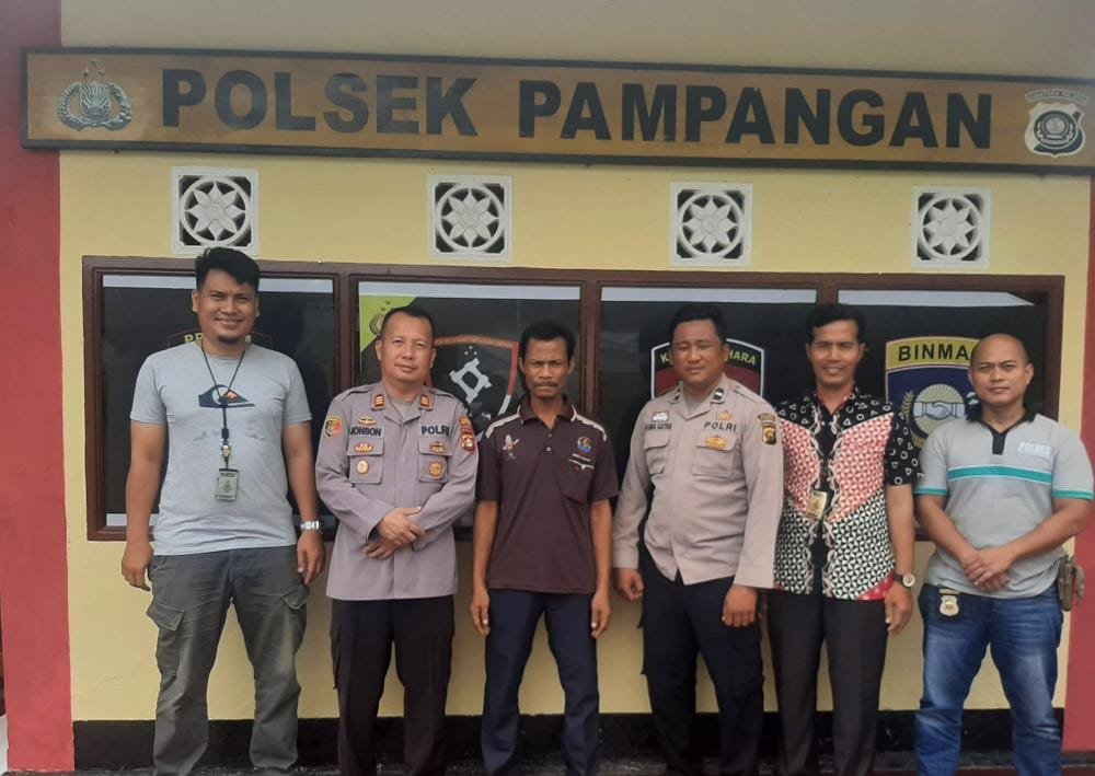 Tim Macan Komering Polsek Pampangan Polres OKI, Aman Tersangka Pengeroyokan