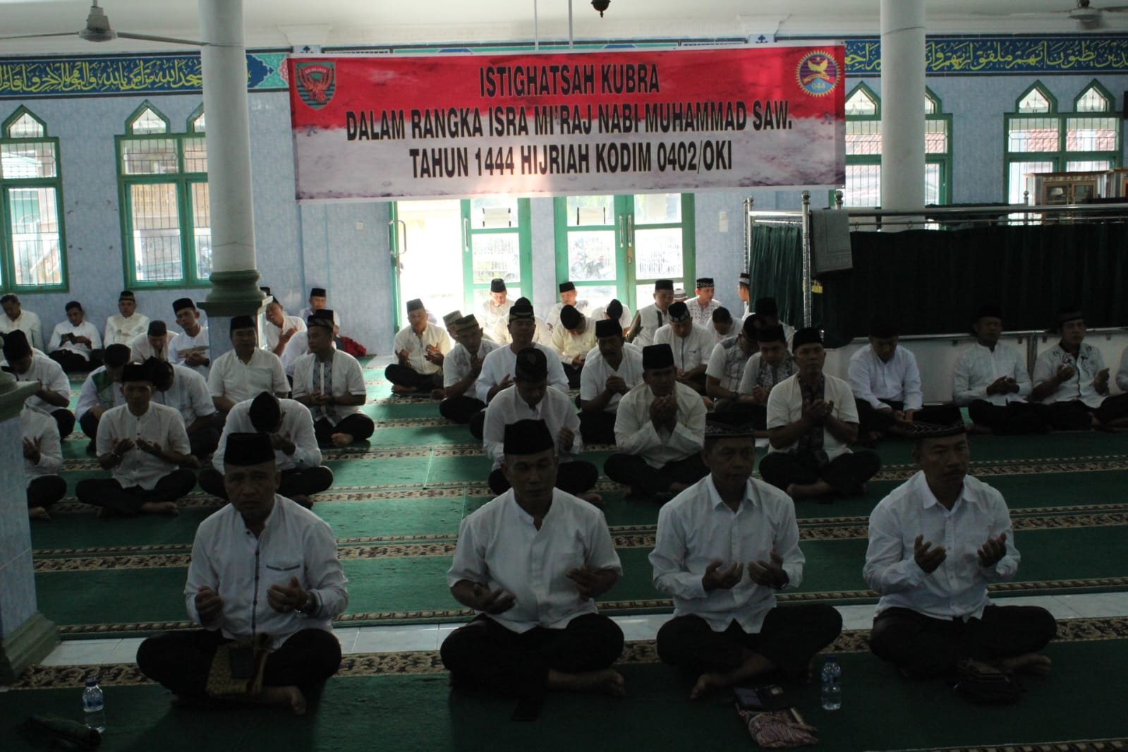 Ikuti Istighatsah Kubro Dalam Rangka Isra Mi’raj Nabi Muhammad SAW Secara virtual, Ini Pesan Kasdim 0402/OKI Ikuti Istighatsah Kubro Dalam Rangka Isra Mi’raj Nabi Muhammad SAW Secara virtual, Ini Pesan Kasdim 0402/OKI