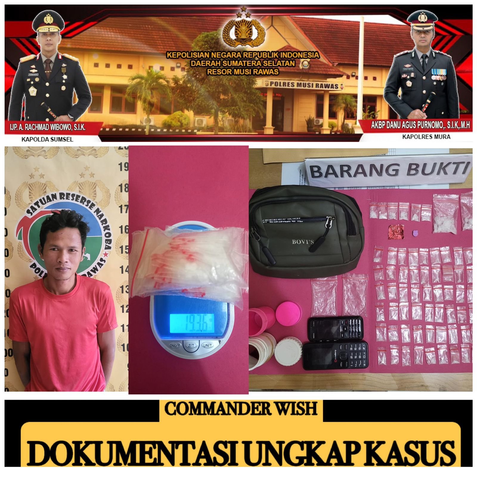Satnarkoba Polres Mura, Berhasil Membekuk Terduga Penyalaguna Dan Pengedar Narkotika Satnarkoba Polres Mura, Berhasil Membekuk Terduga Penyalaguna Dan Pengedar Narkotika