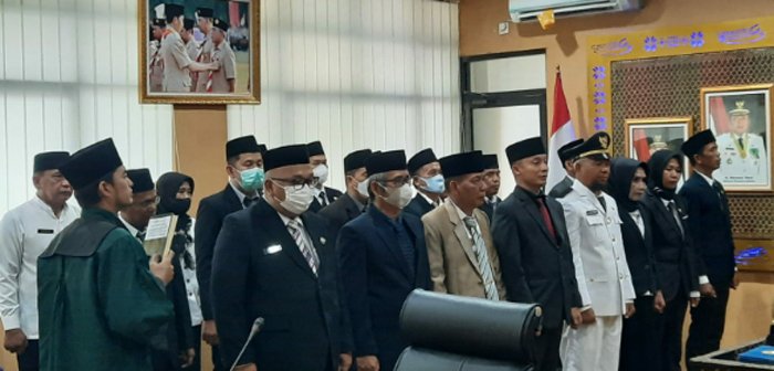 Wabup OKI lantik 23 Pejabat administrator dan pengawas Wabup OKI lantik 23 Pejabat administrator dan pengawas