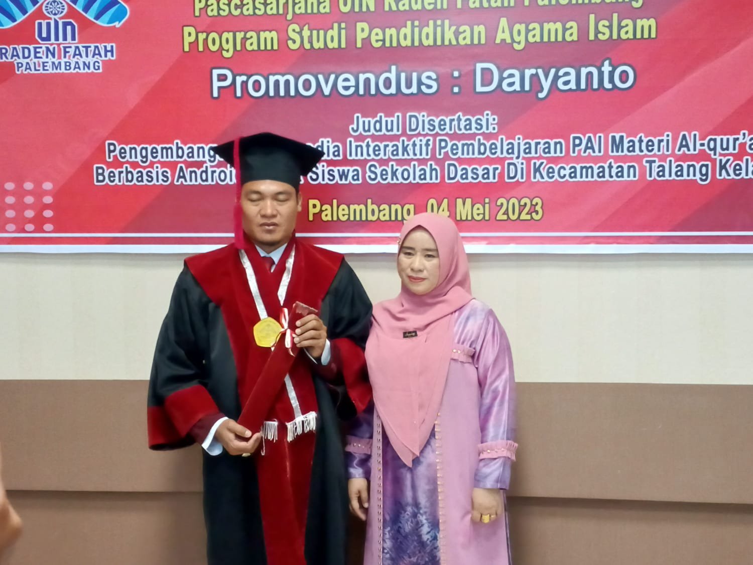 Ujian Promosi Doktor Daryanto Di Pascasarjana UIN Raden Fatah Palembang