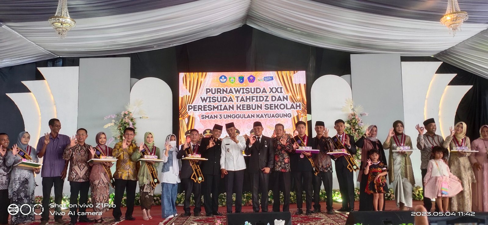 SMA Negeri 3 Unggulan Kayuagung Gelar Perpisahan Purnawisudawan