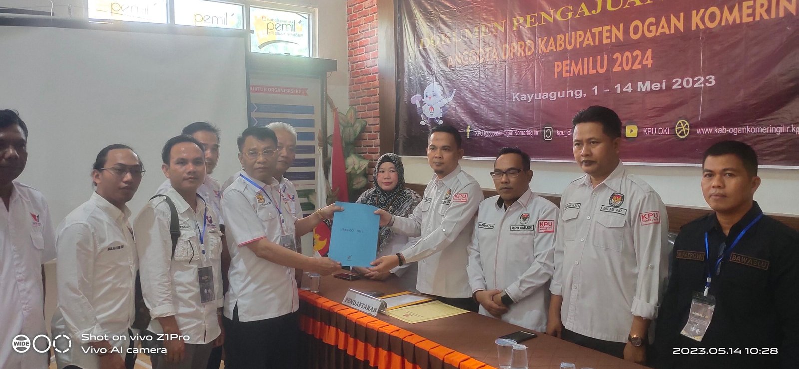 Hari Terakhir Partai Perindo OKI Daftarkan Bacaleg Ke KPU, Target 1Dapil 1 Satu Kursi DPRD Hari Terakhir Partai Perindo OKI Daftarkan Bacaleg Ke KPU, Target 1Dapil 1 Satu Kursi DPRD