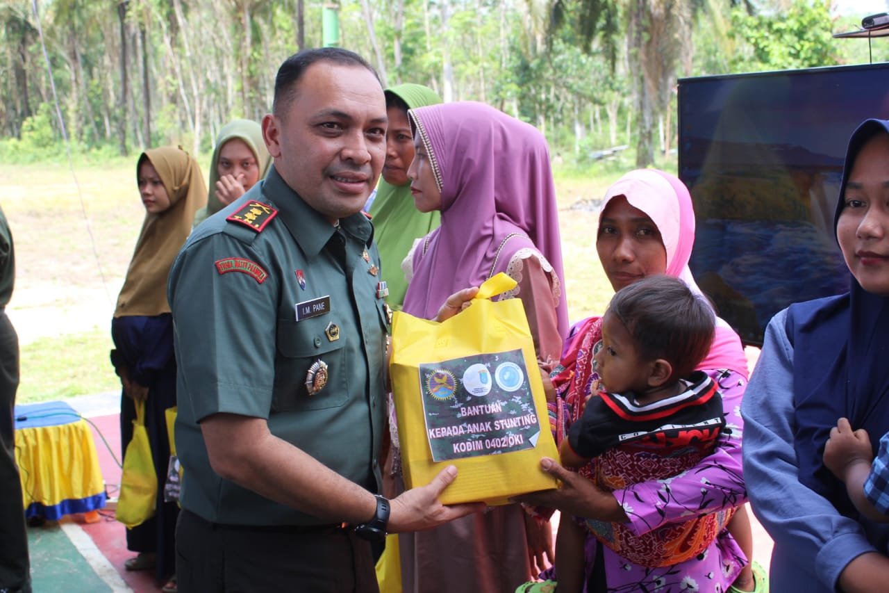 Dandim 0402/OKI Mengikuti Kegiatan Lounching Manunggal Air Bersih Secara Virtual