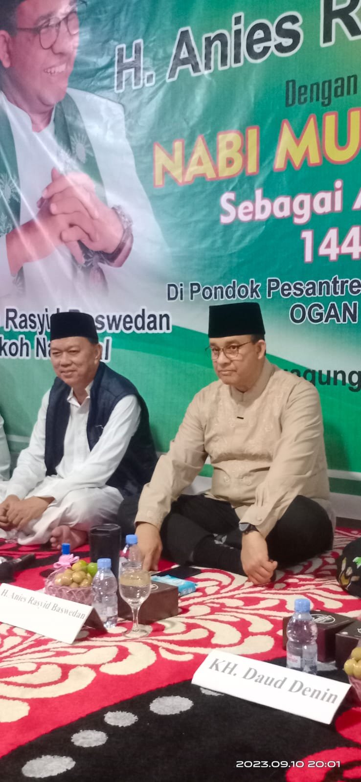 Anies Baswedan Sapa Warga OKI di Ponpes Darul Muttaqien Anies Baswedan Sapa Warga OKI di Ponpes Darul Muttaqien