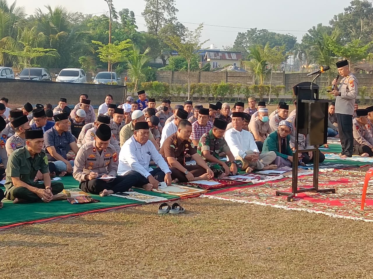 Kodim 0402/OKI Bersama Polres OKI Gelar Shalat Istisqa Kodim 0402/OKI Bersama Polres OKI Gelar Shalat Istisqa