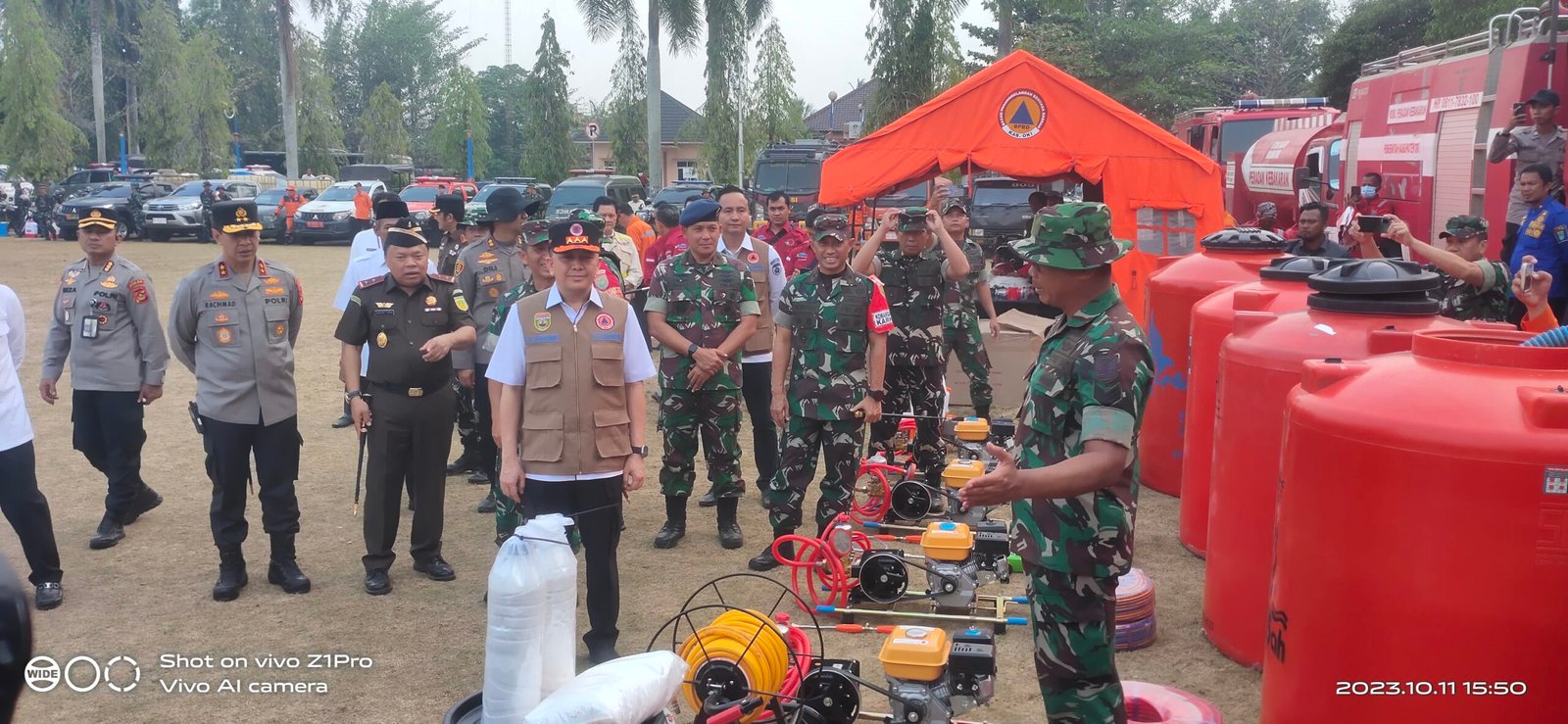 Upaya Penanganan Karhutlah Di OKI Kodam II/SWJ Tambah 350 Pasukan Upaya Penanganan Karhutlah Di OKI Kodam II/SWJ Tambah 350 Pasukan