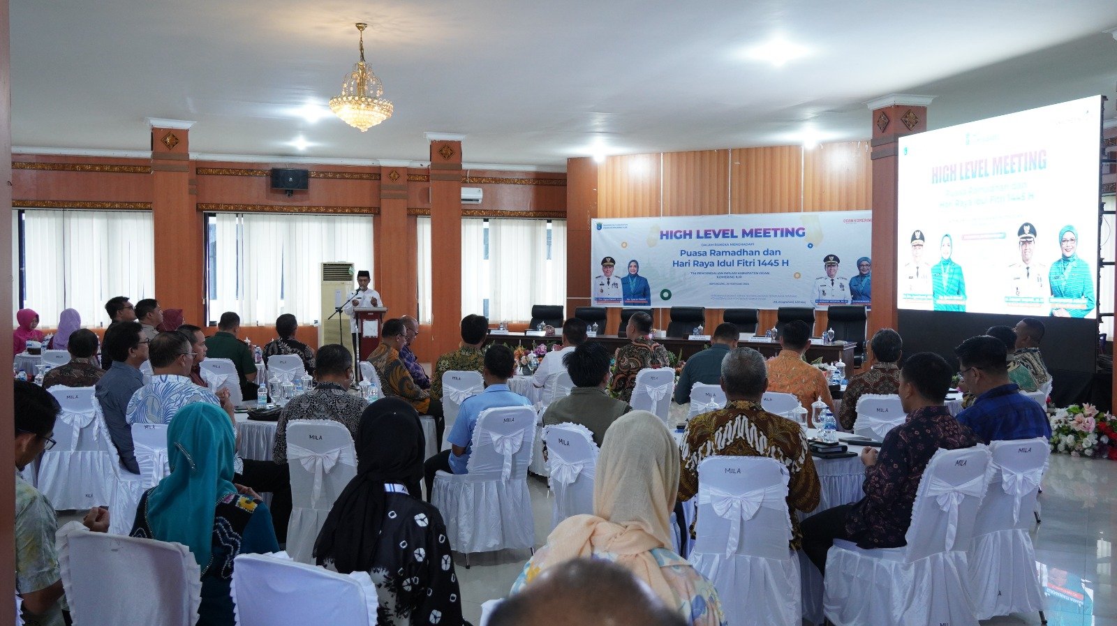 High Level Meeting TPID OKI Upaya Kendalikan Harga Bahan Pokok