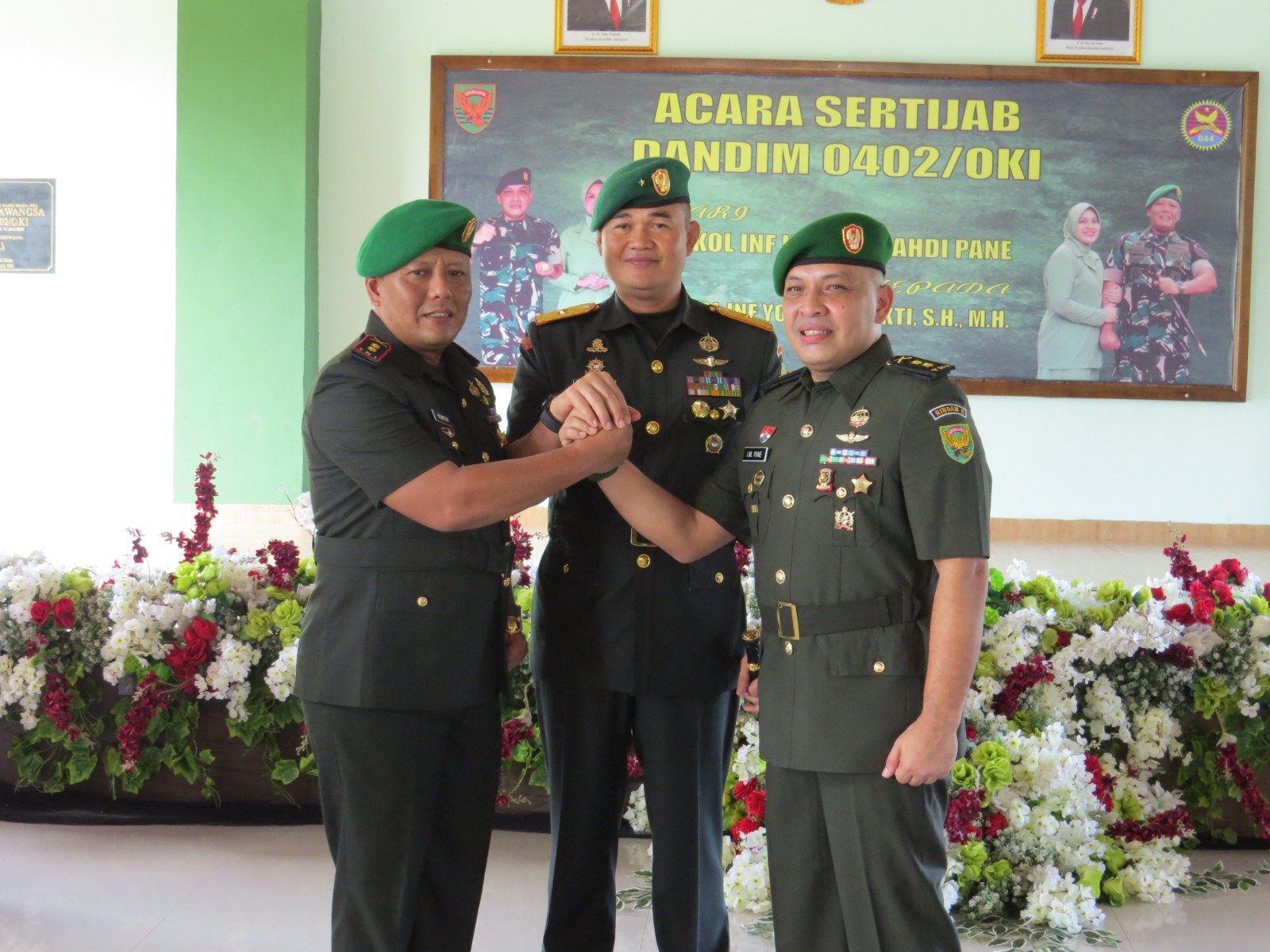 Danrem 044/Gapo Pimpin Sertijab Dandim 0402/OKI-OI Danrem 044/Gapo Pimpin Sertijab Dandim 0402/OKI-OI