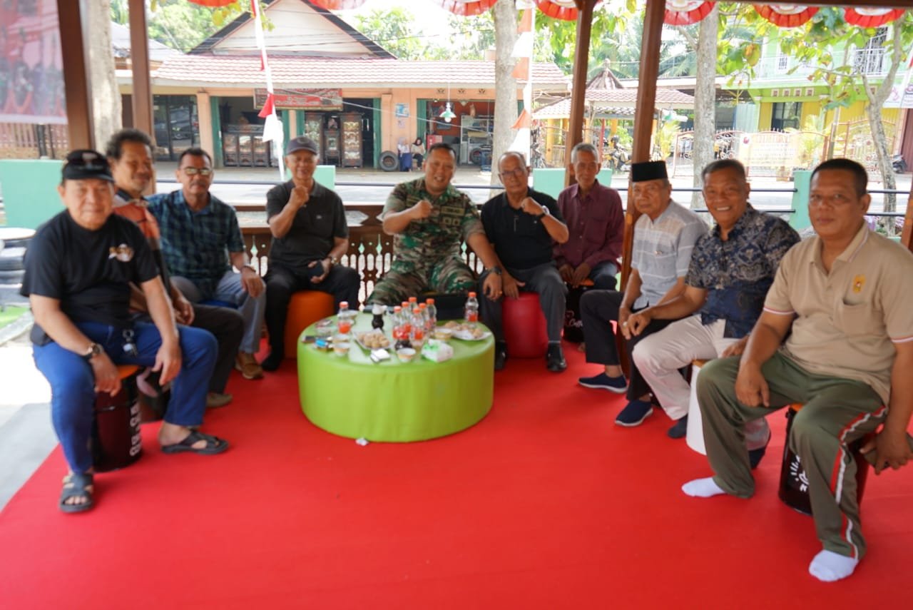 Luar Biasa, Dandim OKI Komsos Langsung Bersama Purnawiran Dan Tokoh Masyarakat