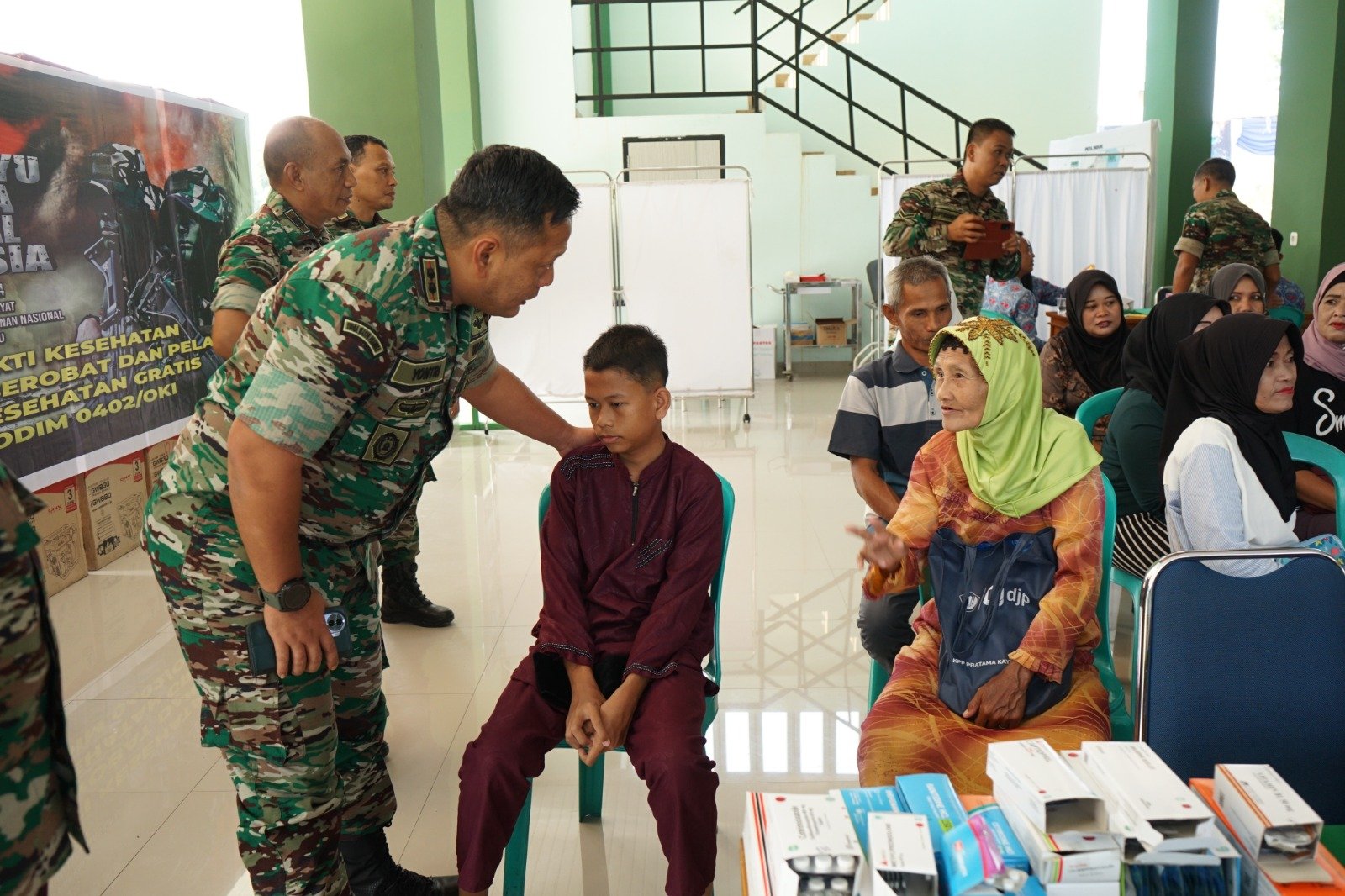 Jelang HUT TNI Ke 79 Kodim 0402/OKI Laksanakan Kegiatan Bakti Kesehatan Jelang HUT TNI Ke 79 Kodim 0402/OKI Laksanakan Kegiatan Bakti Kesehatan