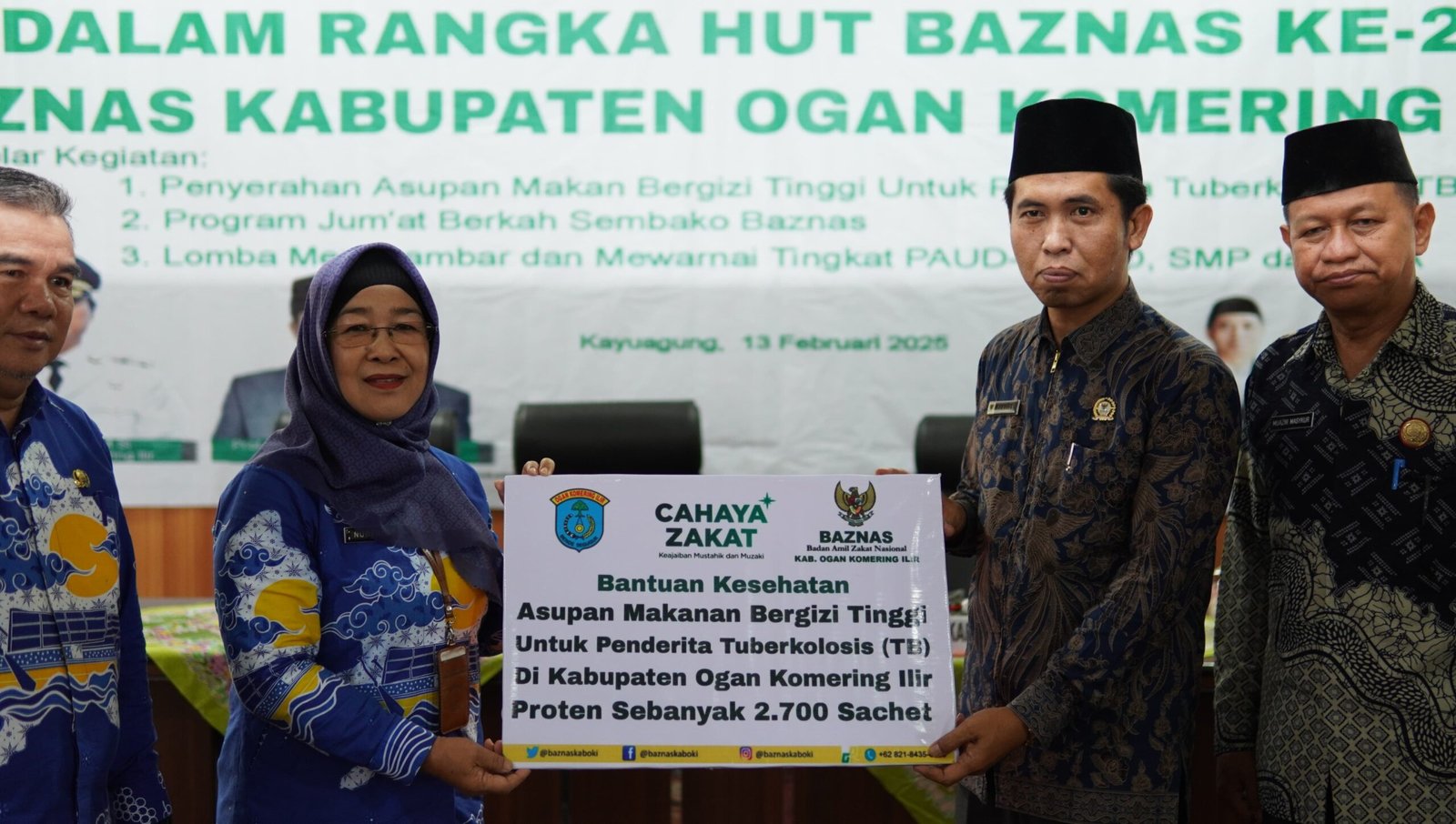 HUT ke-24, Baznas OKI Gelar Baksos dan Kegiatan Edukatif HUT ke-24, Baznas OKI Gelar Baksos dan Kegiatan Edukatif