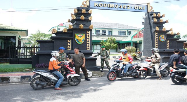 Jelang Ramadhan, Kodim 0402/OKI Laksanakan Jumat Berkah Jelang Ramadhan, Kodim 0402/OKI Laksanakan Jumat Berkah