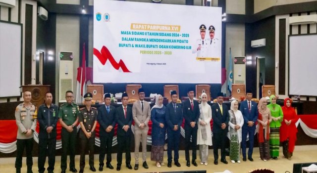 Ketua DPRD OKI Farid Hadi Sasongko Pimpin Paripurna XVI, Tegaskan Komitmen Kawal Pembangunan Daerah Ketua DPRD OKI Farid Hadi Sasongko Pimpin Paripurna XVI, Tegaskan Komitmen Kawal Pembangunan Daerah