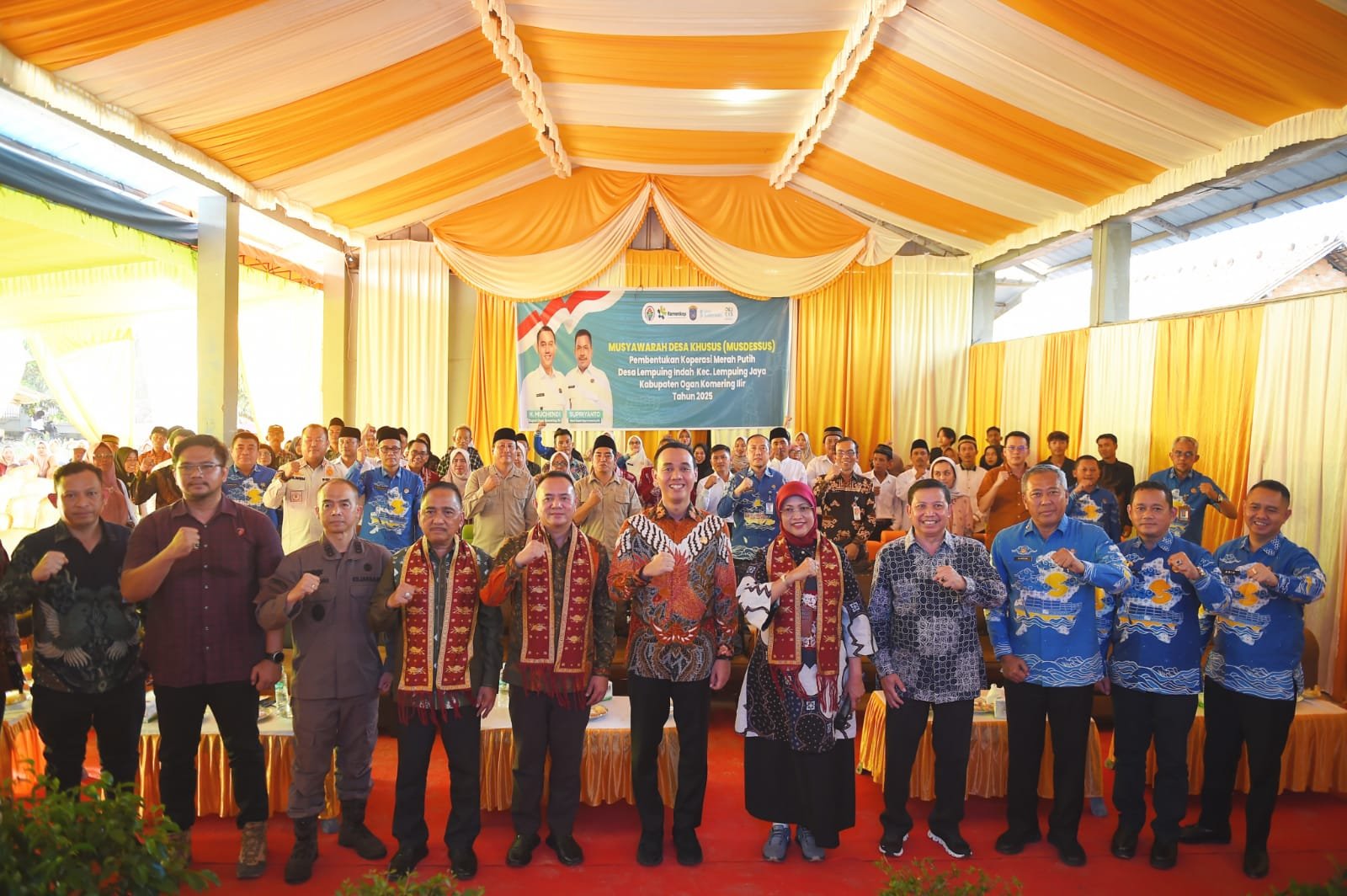 Bupati Muchendi Pimpin Musdesus Serentak, 327 Kopdes Merah Putih Lahir di OKI Bupati Muchendi Pimpin Musdesus Serentak, 327 Kopdes Merah Putih Lahir di OKI